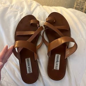 Tan Steve Madden Flat Sandal size 7.5 (OBO)
